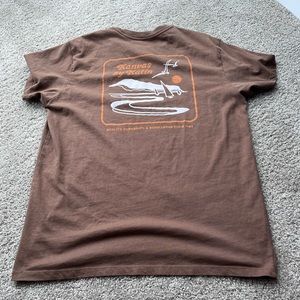 Brown katin M size t shirt
